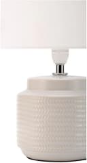 Pauleen Tischleuchte Bright Soul Beige Keramik Stoffschirm Bild 5