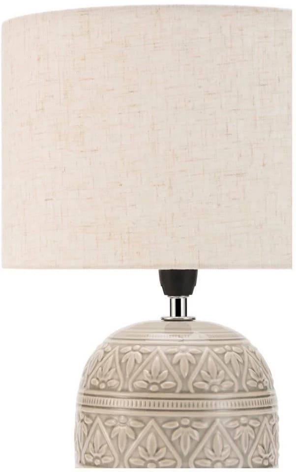 Pauleen Tischleuchte Tender Pearl Beige Stoff/Keramik E14 - Bild 4