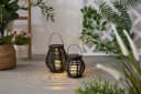 Pauleen Sunshine Glow LED-Solarlaterne, 2 Stück Schwarz Bild 5