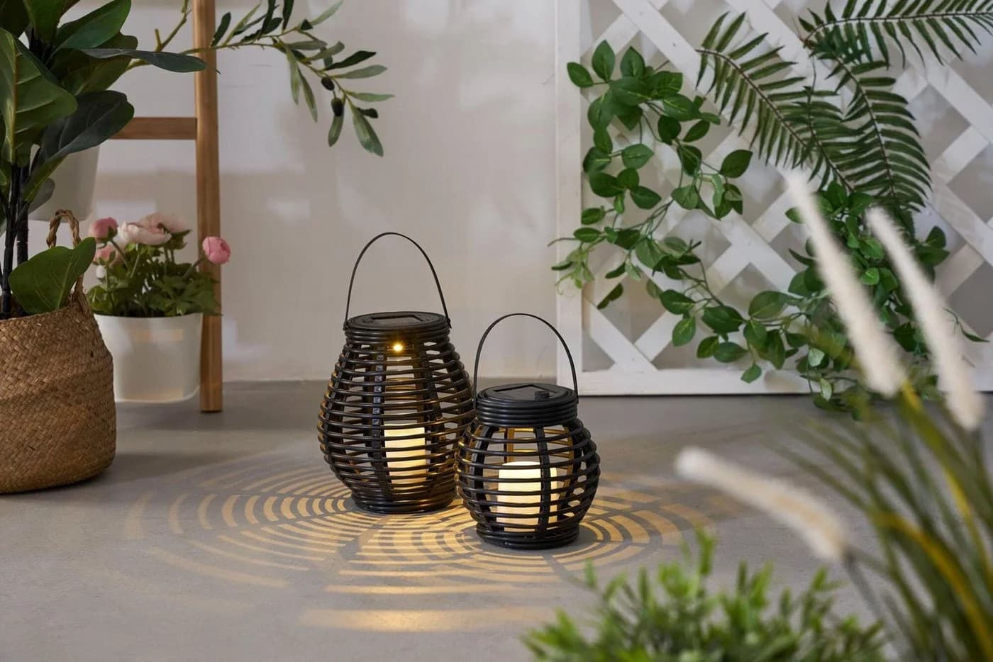 Pauleen Sunshine Glow LED-Solarlaterne, 2 Stück Schwarz - Bild 5