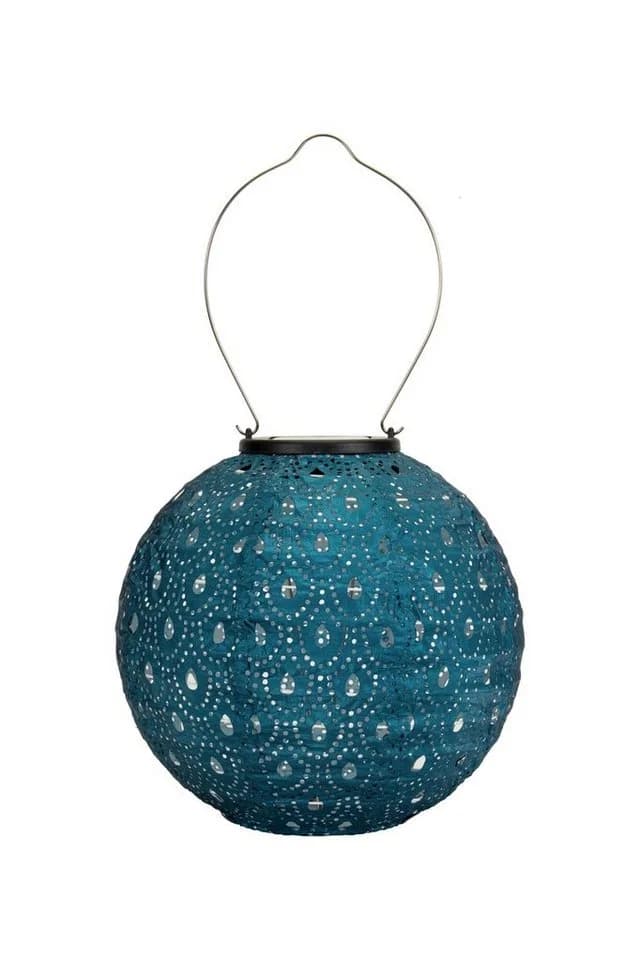 PAULEEN Sunshine Charm Solarlaterne Blau LED Vlies - Bild 2
