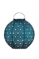 PAULEEN Sunshine Charm Solarlaterne Blau LED Vlies Bild 3