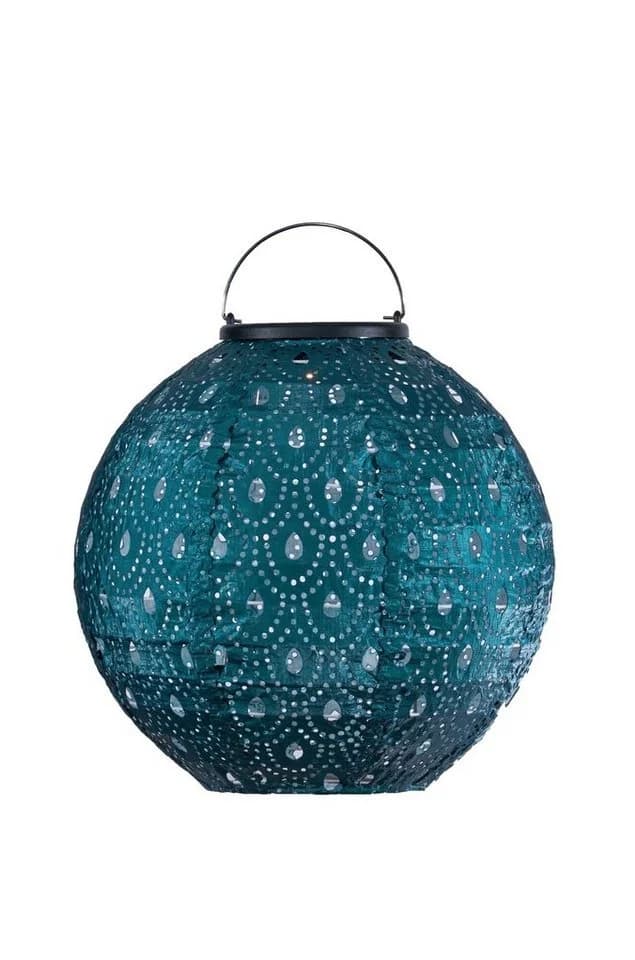 PAULEEN Sunshine Charm Solarlaterne Blau LED Vlies - Bild 4