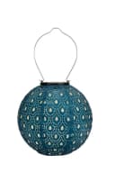 PAULEEN Sunshine Charm Solarlaterne Blau LED Vlies Bild 5