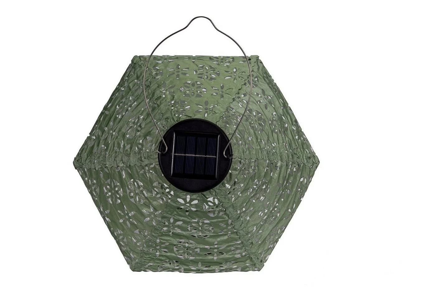 PAULEEN LED Solarleuchte Sunshine Flower Lampion Solar Hellgrün Vlies - Bild 5
