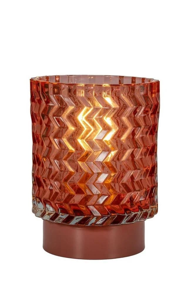 PAULEEN Sweet Glamour LED Tischleuchte Rosé Glas Metall - Bild 3