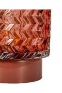 PAULEEN Sweet Glamour LED Tischleuchte Rosé Glas Metall Bild 5