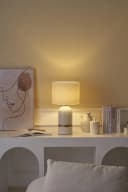 Pauleen Tischleuchte Glowing Soul Weiß/Beige Keramik/Stoff E14 Bild 1
