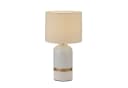 Pauleen Tischleuchte Glowing Soul Weiß/Beige Keramik/Stoff E14 Bild 3