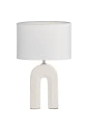 PAULEEN Tischleuchte Glow of Purity Weiß/Beige E14 Bild 1