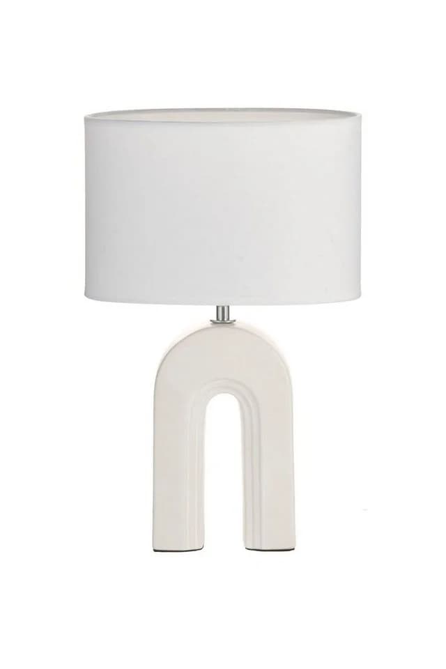 PAULEEN Tischleuchte Glow of Purity Weiß/Beige E14