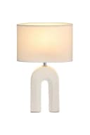 PAULEEN Tischleuchte Glow of Purity Weiß/Beige E14 Bild 3