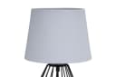 Pauleen Tischleuchte Shiny Diamond, grau, Stoff, 32 cm, E27 Bild 4