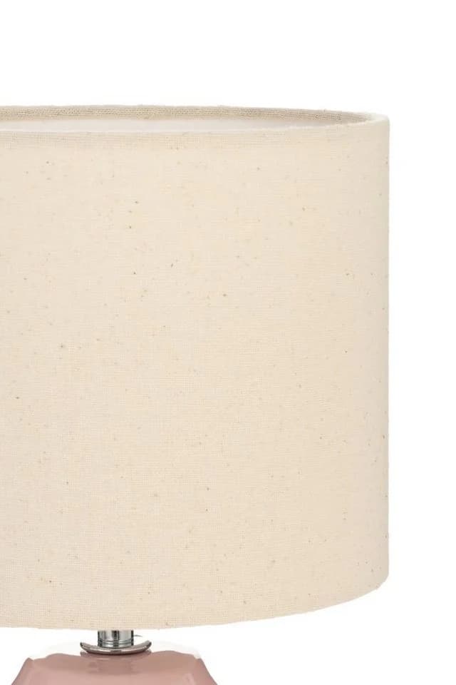 PAULEEN Tischleuchte Sandy Glow Keramik Stoffschirm Rosa Beige - Bild 4