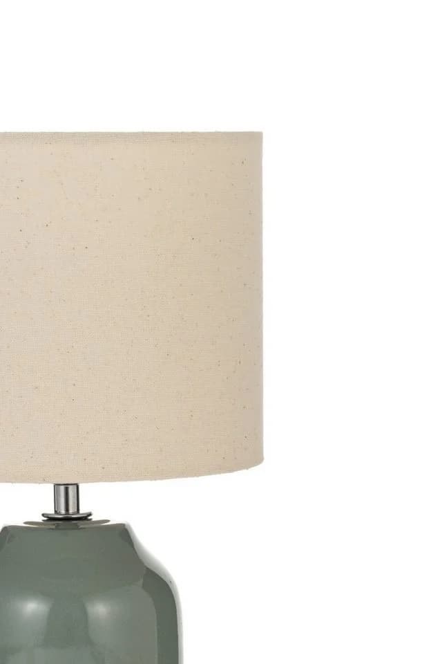 PAULEEN Tischleuchte Sandy Glow Keramik Stoffschirm Grün Beige - Bild 4