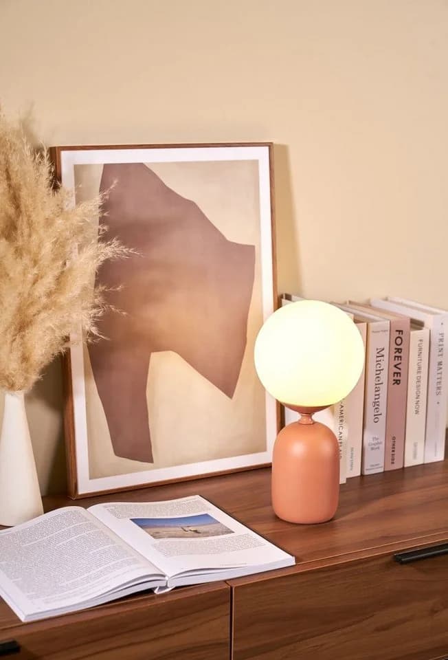 Pauleen Tischleuchte Glowing Charm Keramik E14 Braun Weiß - Bild 2