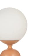 Pauleen Tischleuchte Glowing Charm Keramik E14 Braun Weiß Bild 5