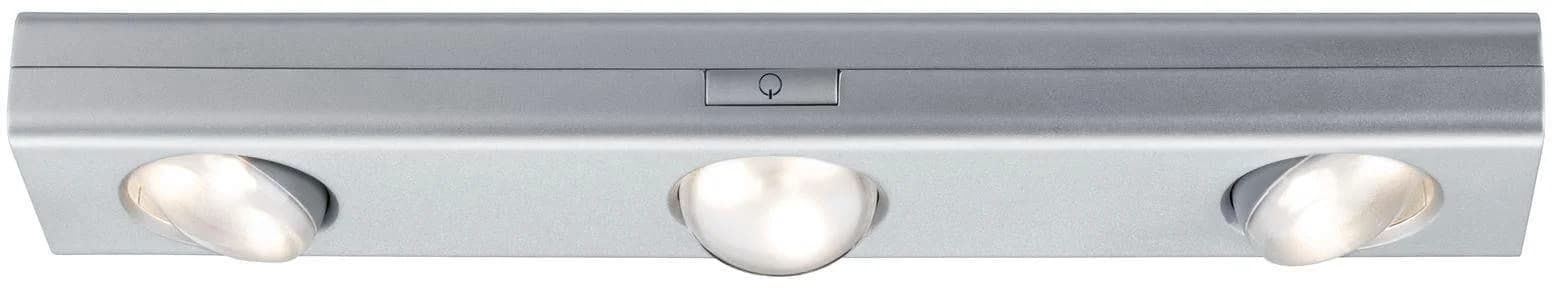 PAULMANN LED Jiggle Unterschrankleuchte 3er-Spot dimmbar grau