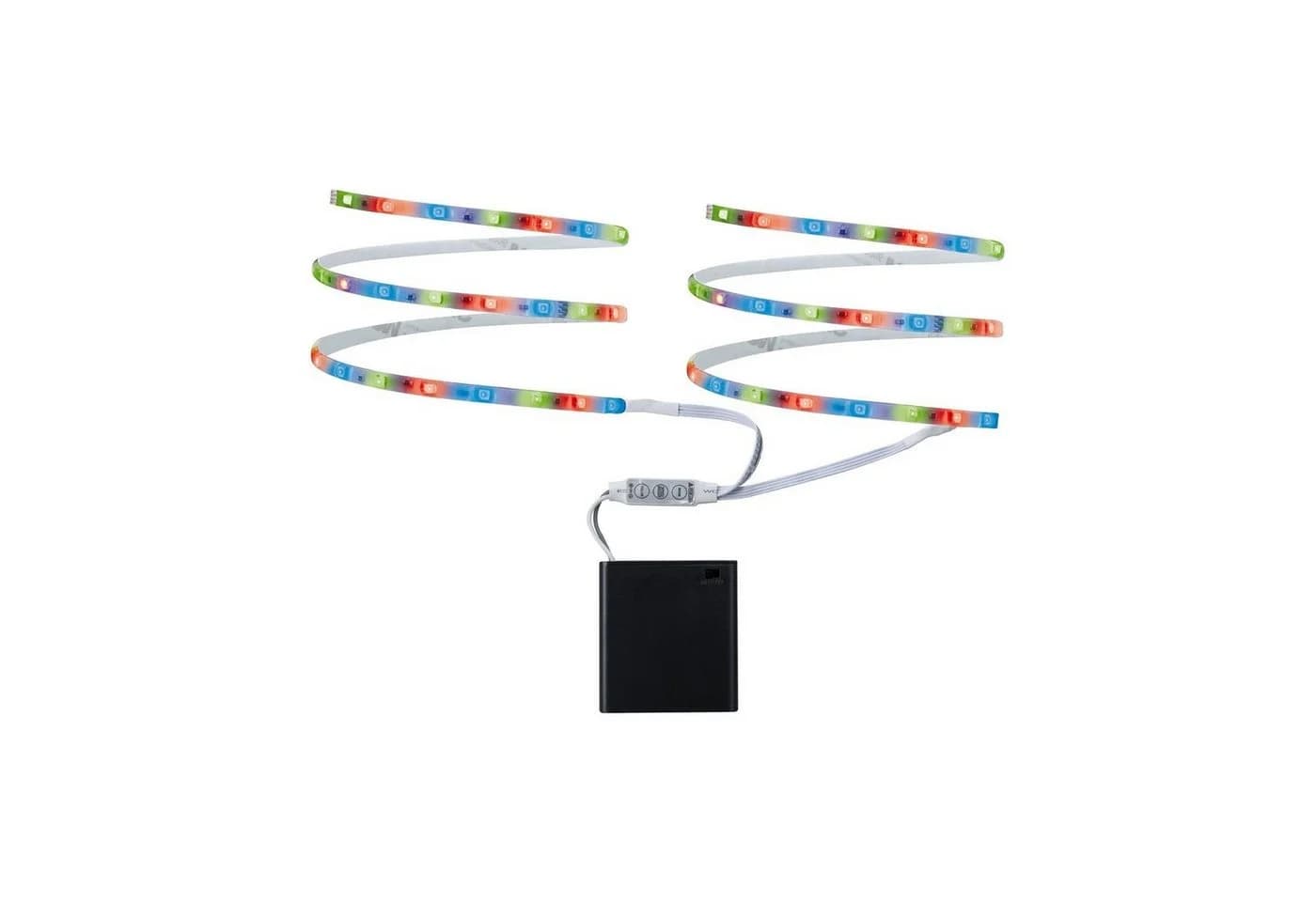 PAULMANN LED-Streifen Function Mobil Strip 2x80cm RGB Weiß Metall/Kunststoff - Bild 2