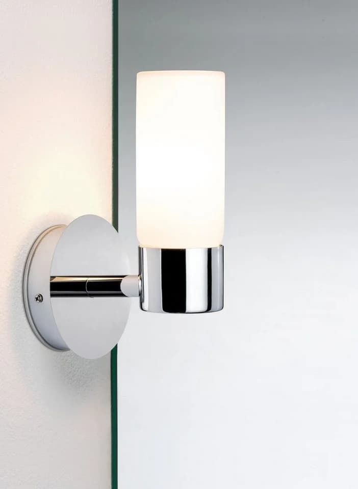 Paulmann LED Wandleuchte Eleon Chrom/Satin G9 IP44 Metall/Glas - Bild 3