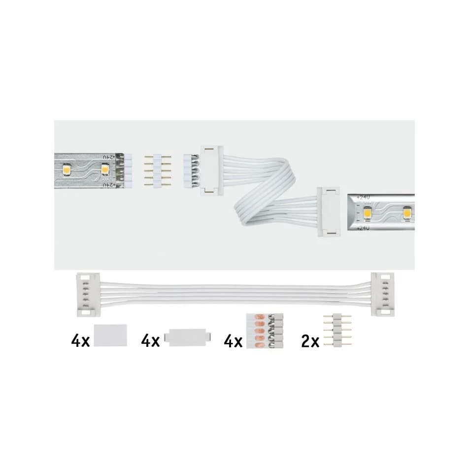 Paulmann MaxLED Universal Connector Weiß 2er Pack