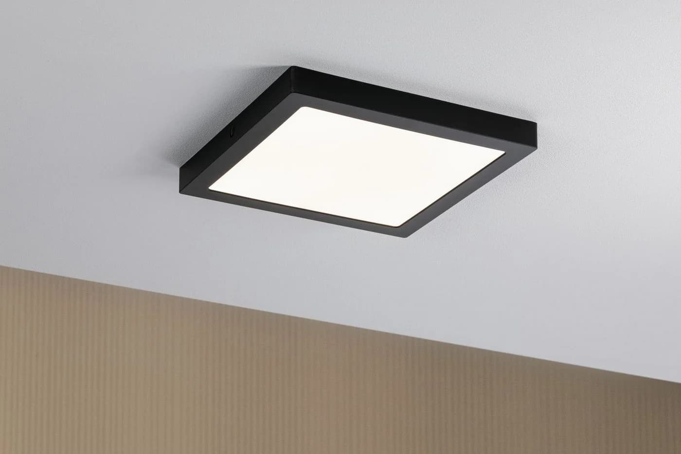 Paulmann LED Deckenleuchte Abia eckig 30x30 cm 2.700K schwarz - Bild 5