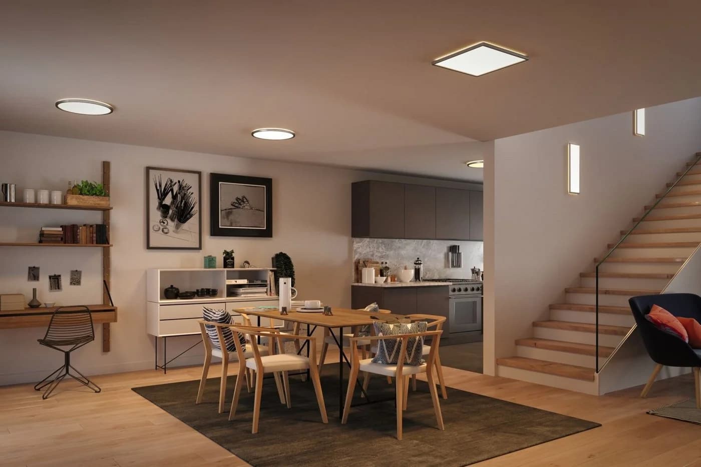 Paulmann Atria Shine Panel 3-step Chrom 830 58x20
