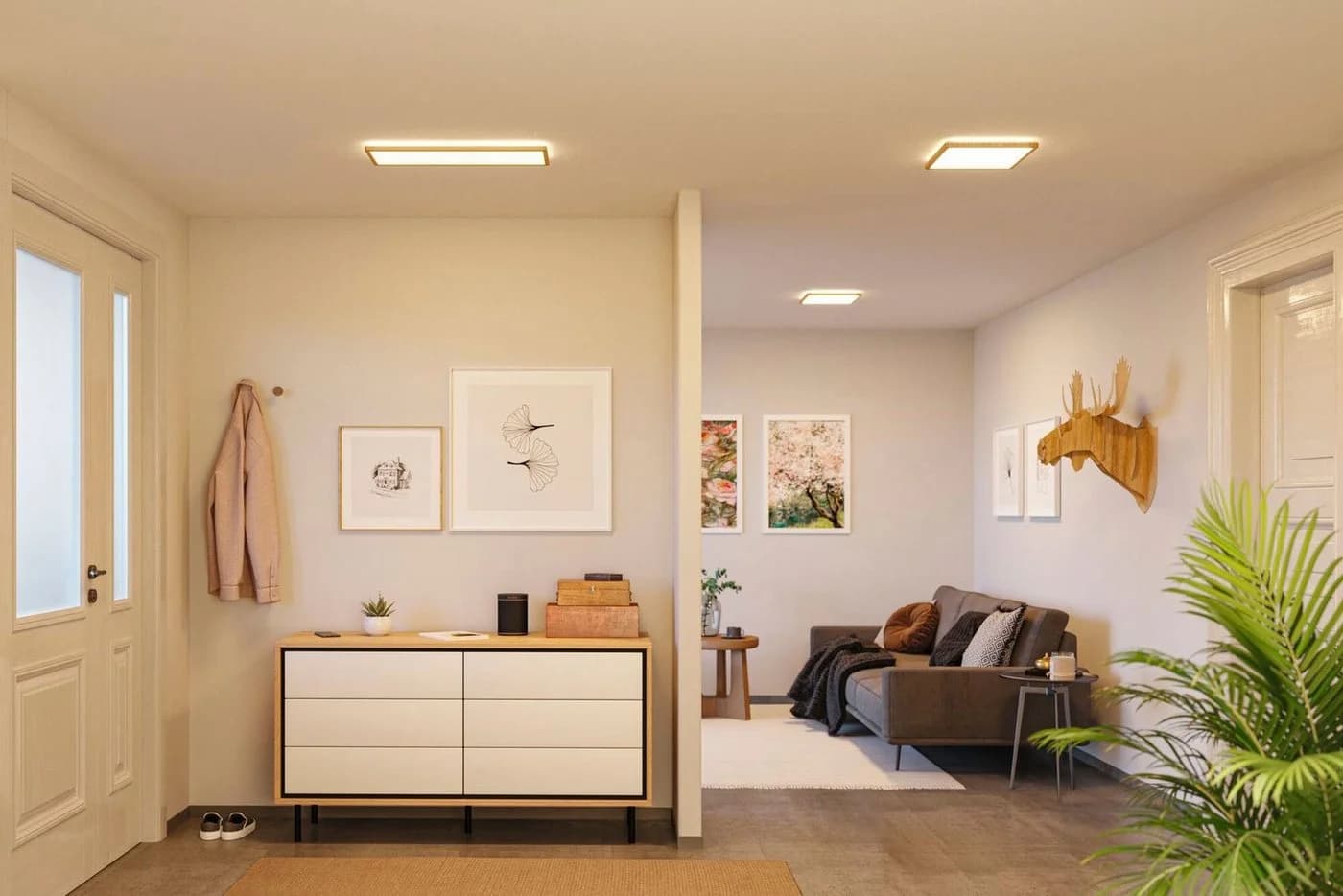 Paulmann LED Panel Atria Shine 3000K Warmweiß Backlight
