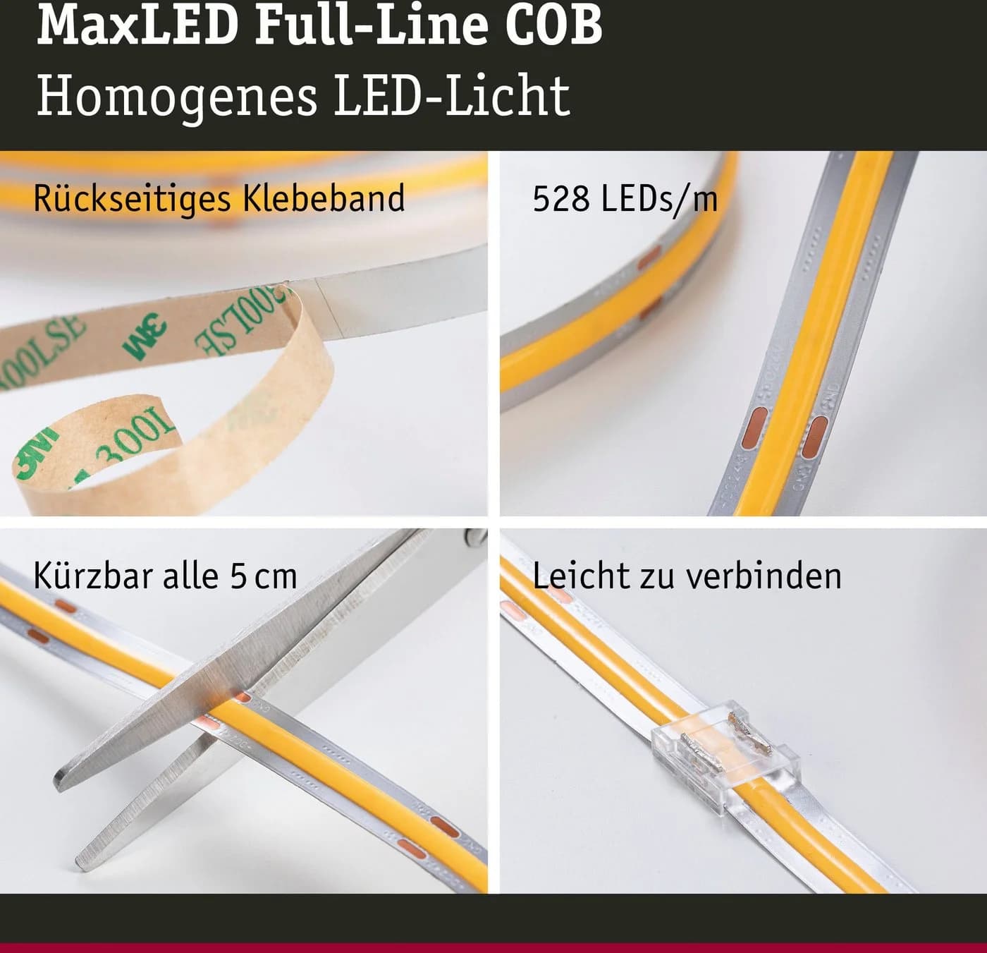 Paulmann MaxLED 500 COB Erweiterung 2.700K 2,5m - Bild 4