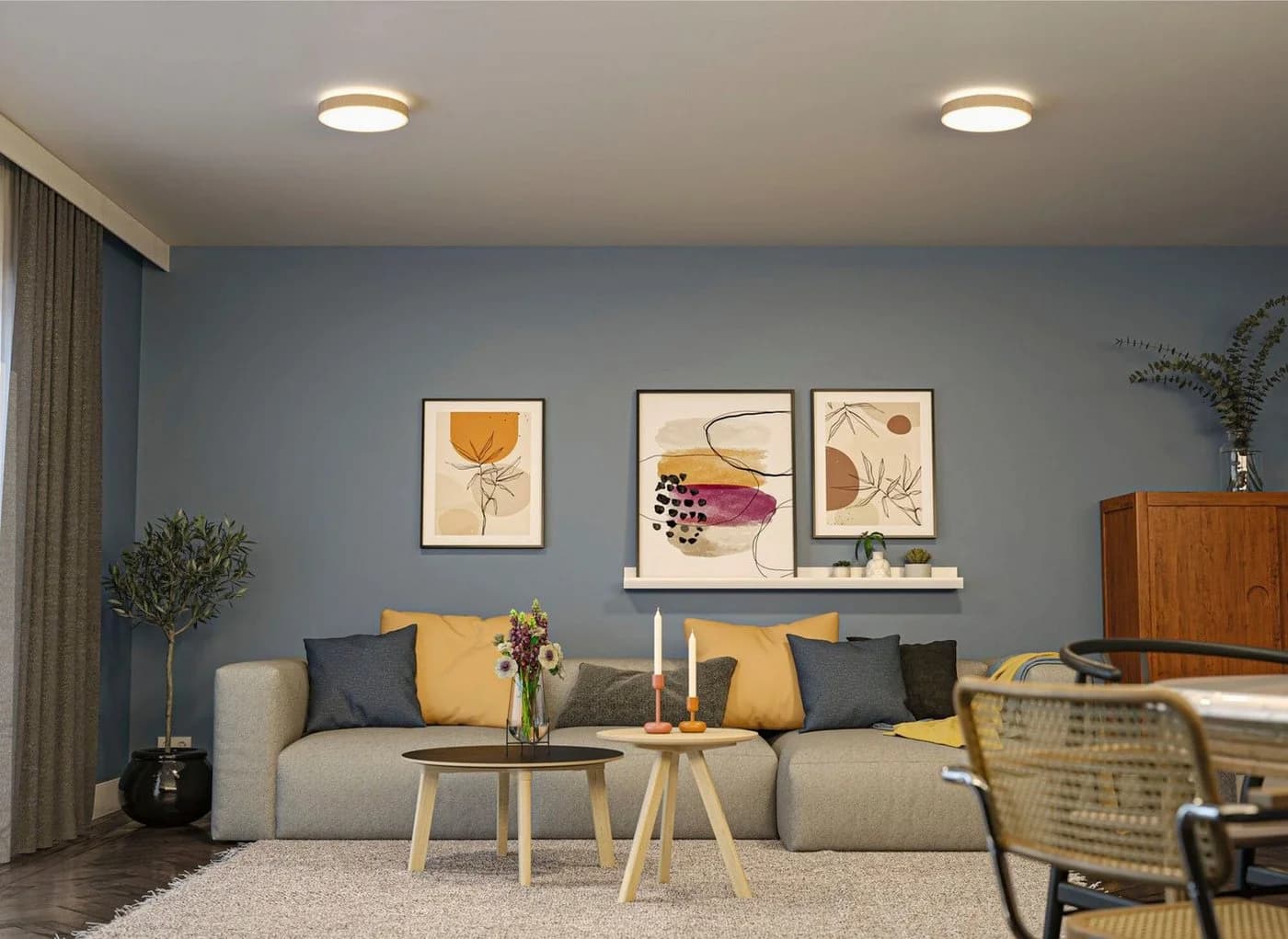PAULMANN LED Panel Cosara 15W 3000K IP44 Beige - Bild 5