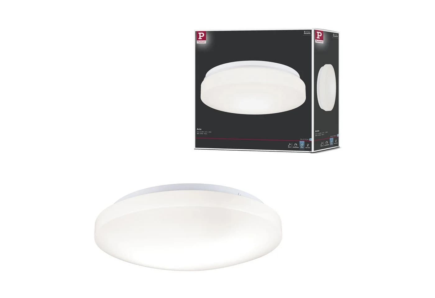 Paulmann Deckenleuchte Axin IP44 E27 230V Weiß - Bild 4