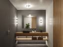 PAULMANN Selection Bathroom Gove Deckenleuchte 3-flammig IP44 Weiß/Glas Bild 1