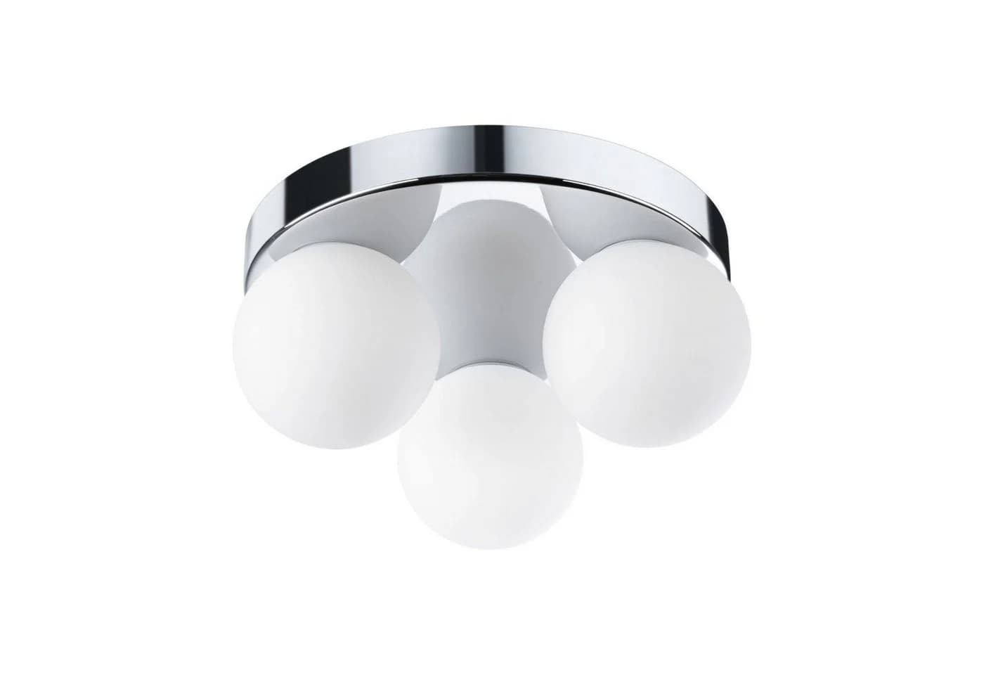 PAULMANN Selection Bathroom Gove Deckenleuchte 3-flammig IP44 Weiß/Glas - Bild 2