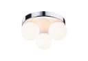 PAULMANN Selection Bathroom Gove Deckenleuchte 3-flammig IP44 Weiß/Glas Bild 3