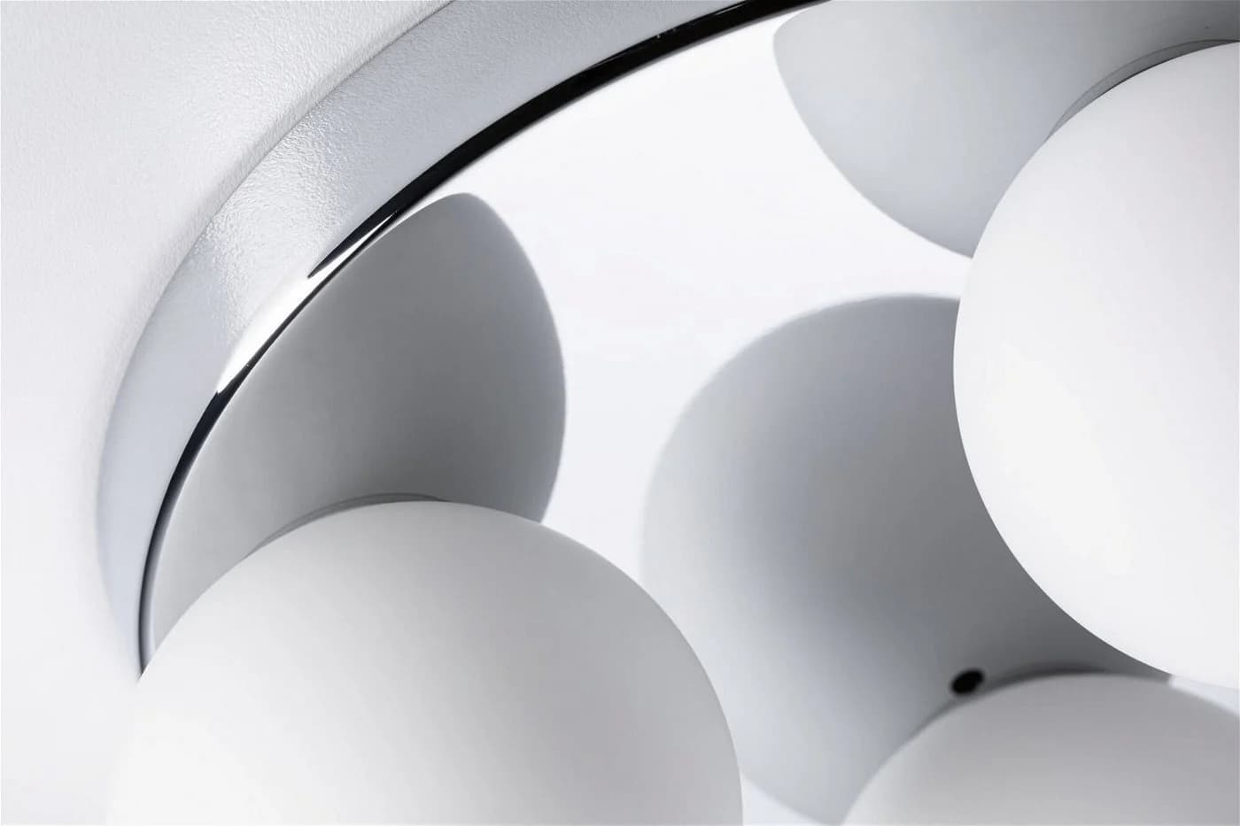 PAULMANN Selection Bathroom Gove Deckenleuchte 3-flammig IP44 Weiß/Glas - Bild 4