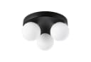PAULMANN Deckenleuchte Selection Bathroom Gove IP44 Schwarz/Weiß Glas Metall Bild 2