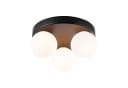 PAULMANN Deckenleuchte Selection Bathroom Gove IP44 Schwarz/Weiß Glas Metall Bild 3