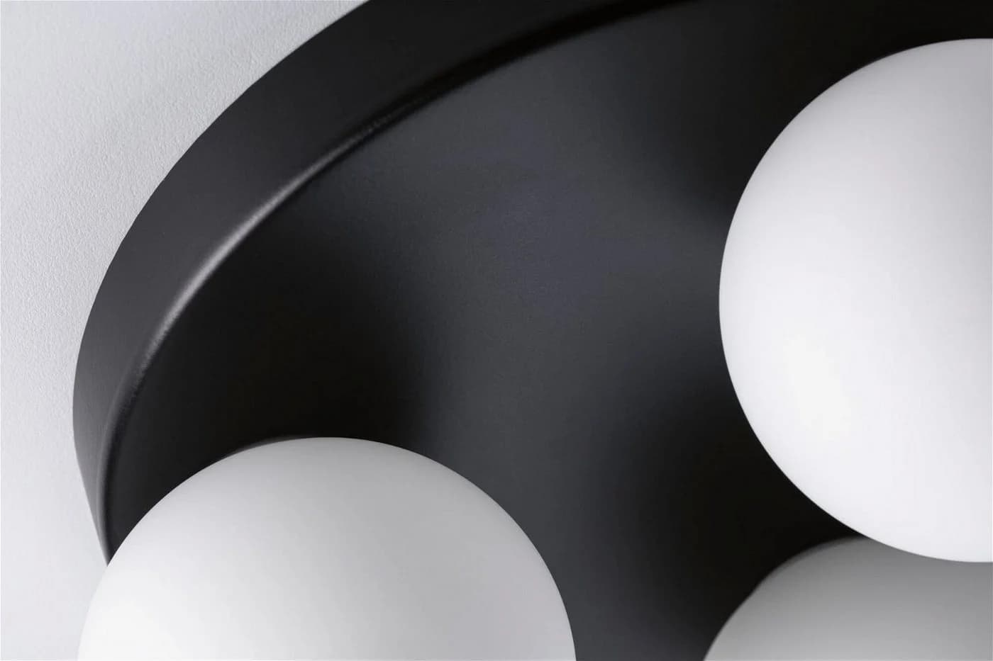 PAULMANN Deckenleuchte Selection Bathroom Gove IP44 Schwarz/Weiß Glas Metall - Bild 4