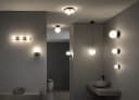 PAULMANN Deckenleuchte Selection Bathroom Gove IP44 Schwarz/Weiß Glas Metall Bild 5