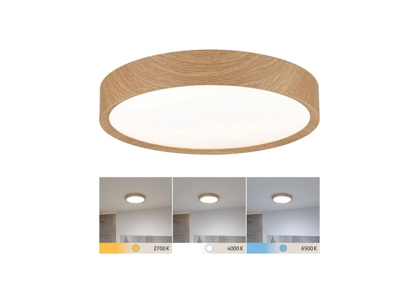 PAULMANN LED Deckenleuchte Selection Bathroom Tega IP44 Braun WhiteSwitch - Bild 5