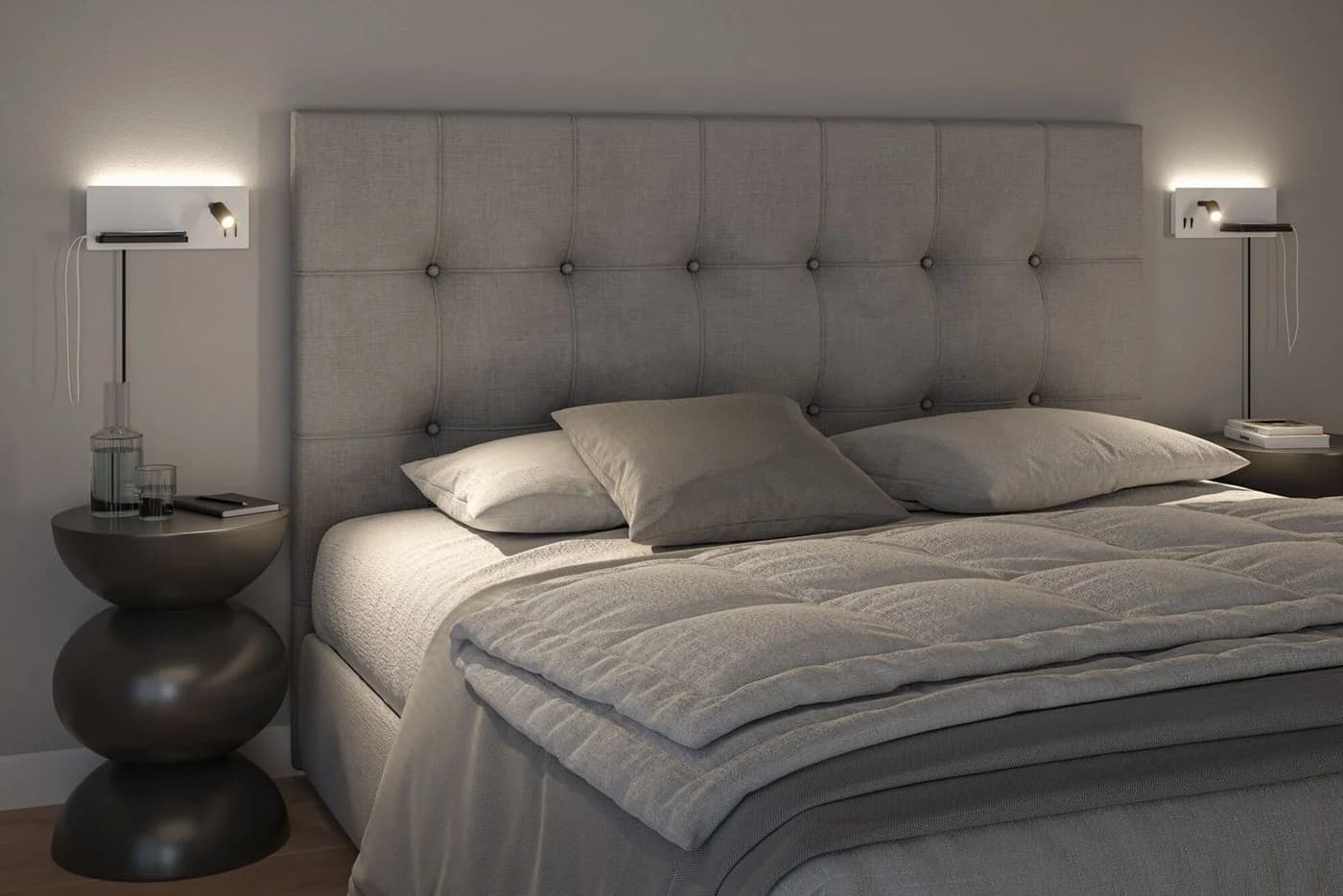 Paulmann LED-Wandleuchte Serra Schwarz 2.700K Rechts