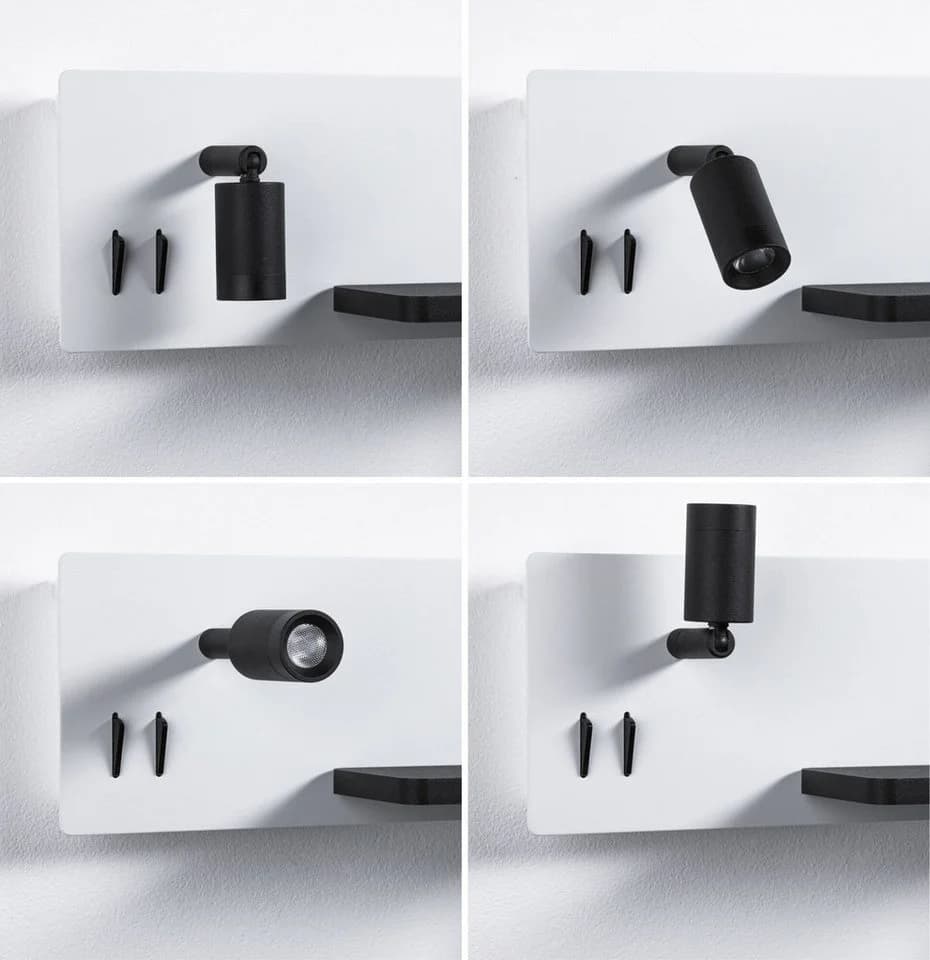 Paulmann LED-Wandleuchte Serra Schwarz 2.700K Rechts - Bild 5