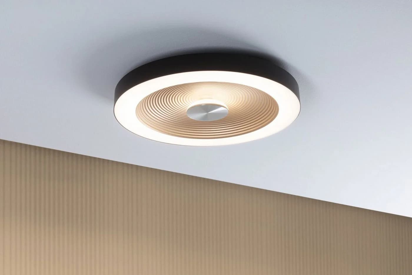 PAULMANN LED Deckenleuchte Volea Gold Schwarz Dimmbar IP44 - Bild 4