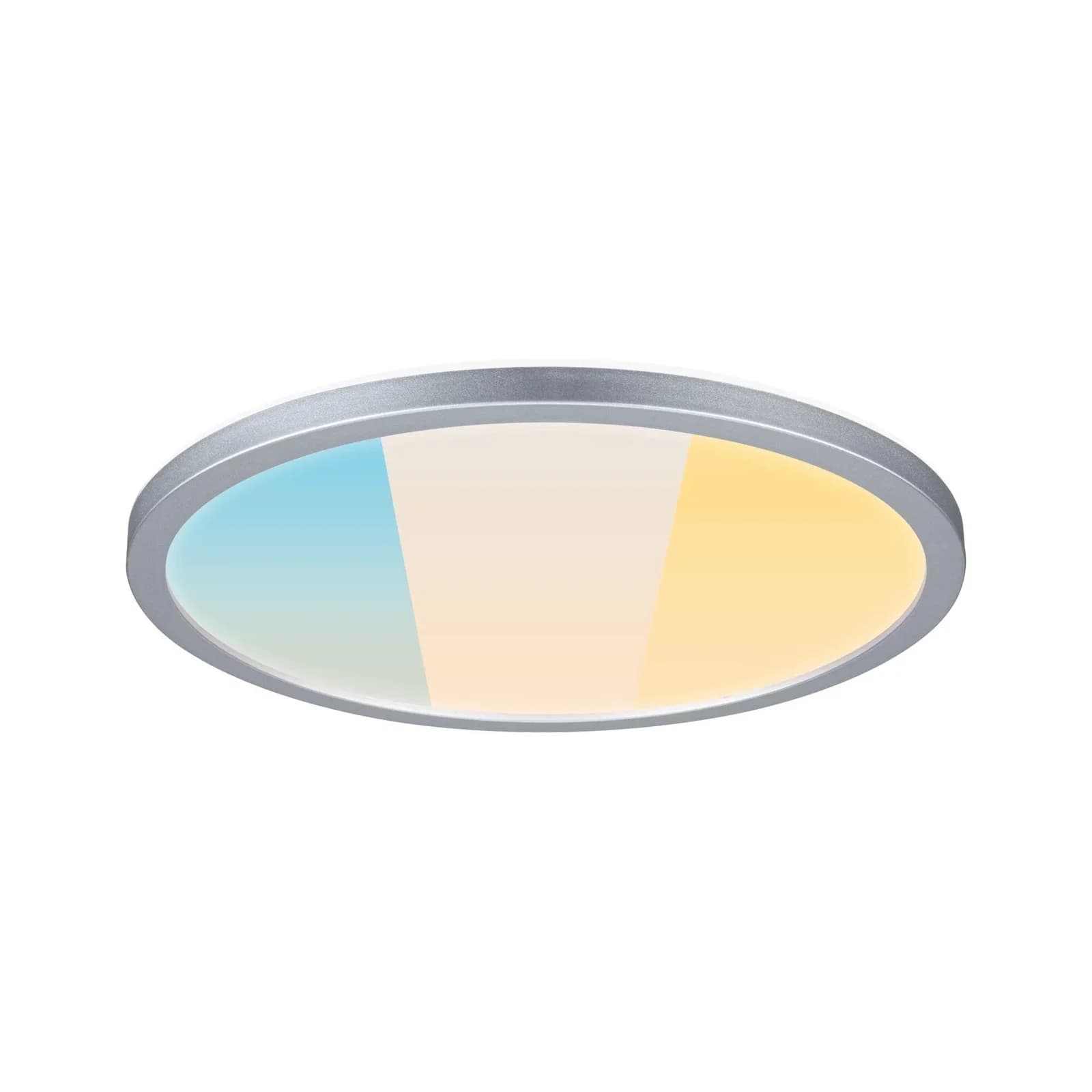 PAULMANN LED Panel Atria Shine IP44 rund 298mm 14,8W 2250lm 3000-6500K chromfarben