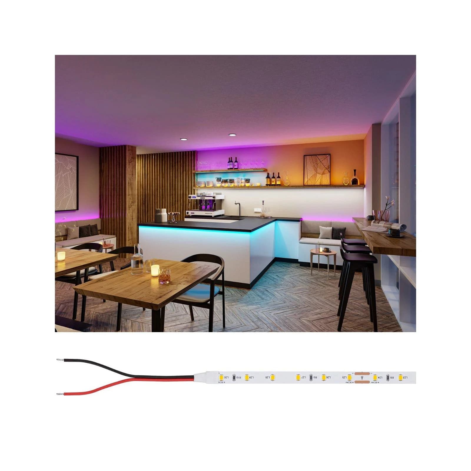 PAULMANN LED-Streifen Pro Strip Silver P25 5m Iceblue