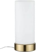 PAULMANN Nachttischlampe Pinja Weiß Messing Touch-Schalter E14 Bild 2