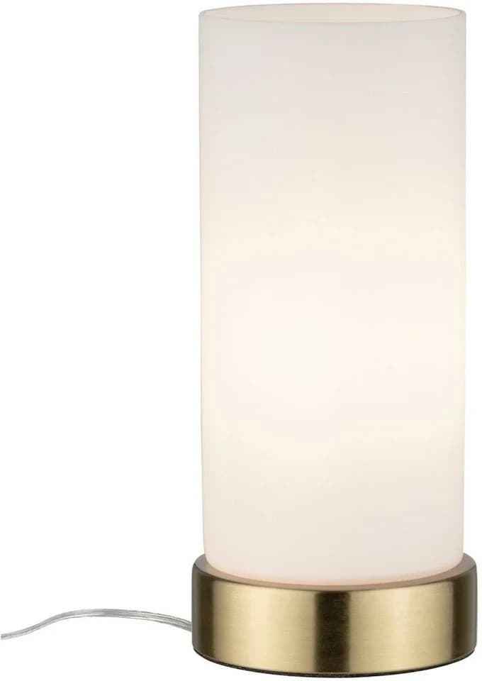 PAULMANN Nachttischlampe Pinja Weiß Messing Touch-Schalter E14 - Bild 3