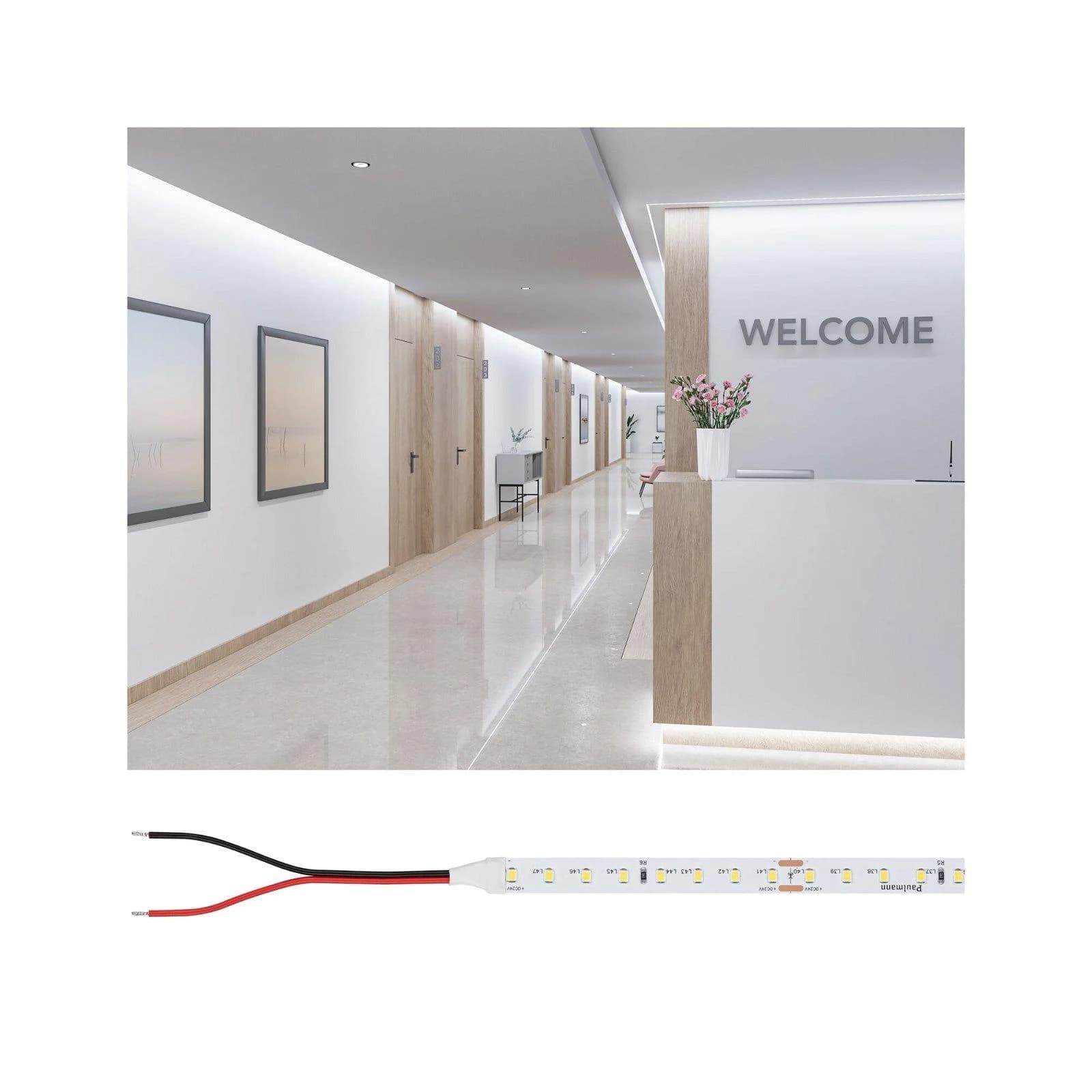 Paulmann LED-Streifen Pro Strip Gold P75 10m 965 IP20 24V DC 55W Weiß