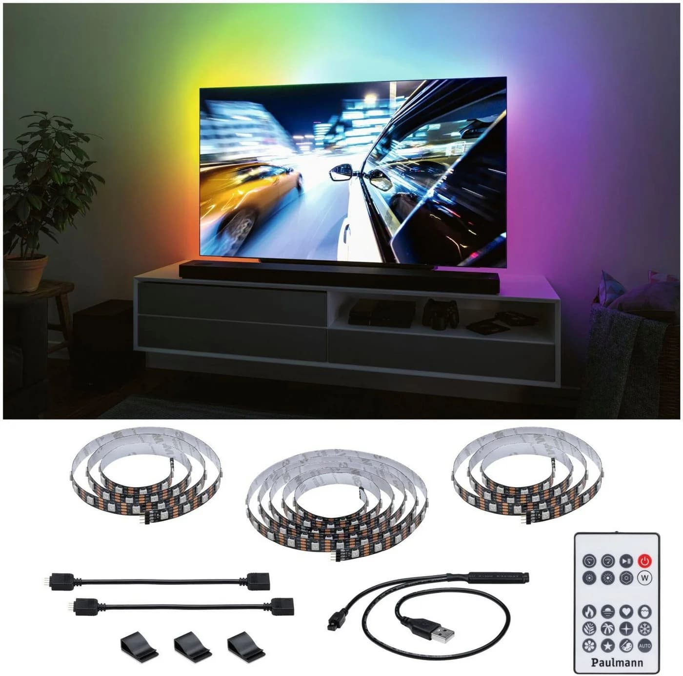 Paulmann EntertainLED LED-Strip RGB TV-Set 75 Zoll