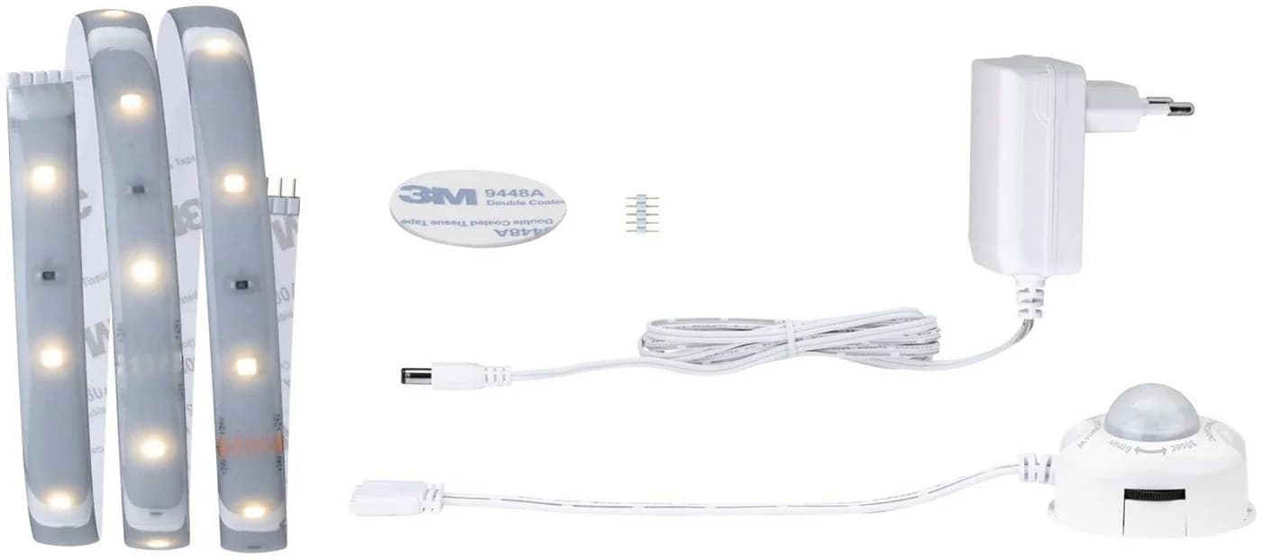 Paulmann LED-Streifen MaxLED 250 Comfort Set Weiß Bewegungssensor